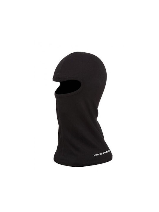 Tucano Urbano Polyester Rider Full Face Balaclava in Black/Black Colour Black Colour