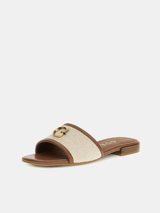 Guess Synthetic Leather Women's Sandals Brown