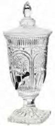 JK Home Decoration Διανεμητής Ποτού Γυάλινος με Βρυσάκι 3.5lt