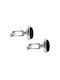 Cufflinks Black Onyx Silver 925° P-70900