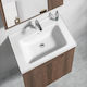 Martin Waschtisch mit Waschbecken Brown