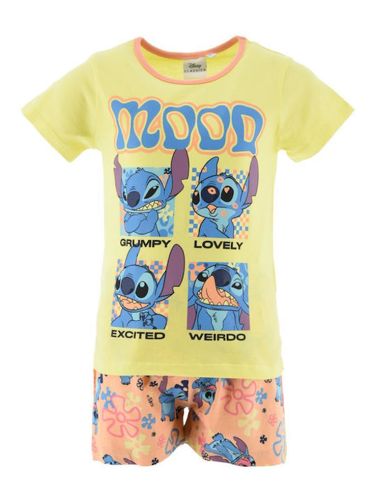 Superheroes Kids Pyjamas Yellow