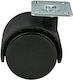 Wheel Double 50mm Swiveling Plate