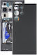 Καπάκι Μπαταρίας Battery Back Cover Μαύρο για Samsung Galaxy S23 Ultra 5G SM-S918B