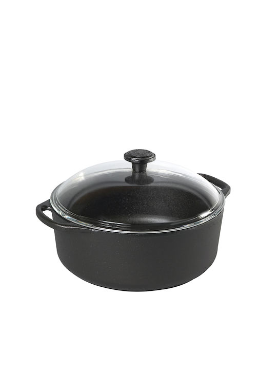 Skeppshult Deep Pot made of Cast Iron 5.5lt / 28cm