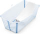 Stokke Babybadewanne mit Basis Flexi Bath Blau