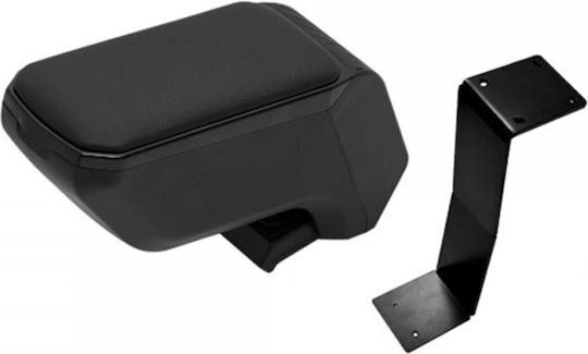 S-dizayn Car Leather Armrest for Renault Clio Black