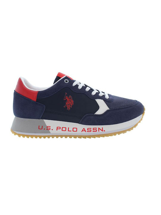 U.S. Polo Assn. Ανδρικά Sneakers Μπλε