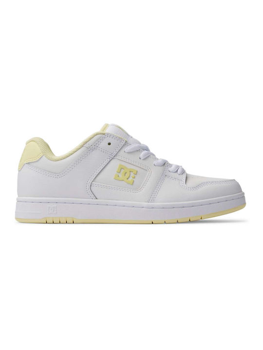 DC Manteca Γυναικεία Sneakers White / Yellow