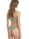 Bamboo Damen Brasilien mit Spitze Khaki