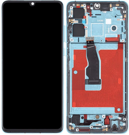 Οθόνη με Μηχανισμό Αφής και Πλαίσιο για Huawei P30 Pro (Μαύρο)