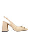Travail Leder Pumps Beige