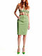 Forel Maxi Skirt in Green color