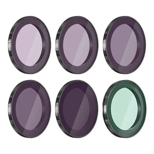 Freewell Dji Air 4 ND / CPL Lens Filter Set for Drone 6pcs