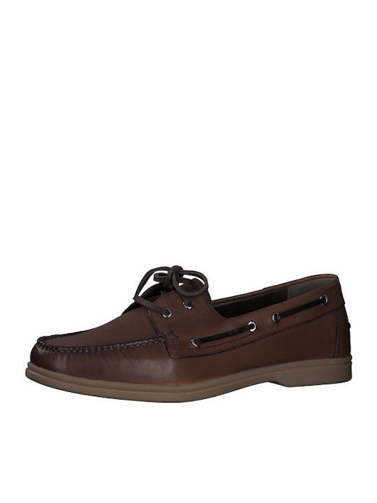 Leder Herren Mokassins in Braun Farbe