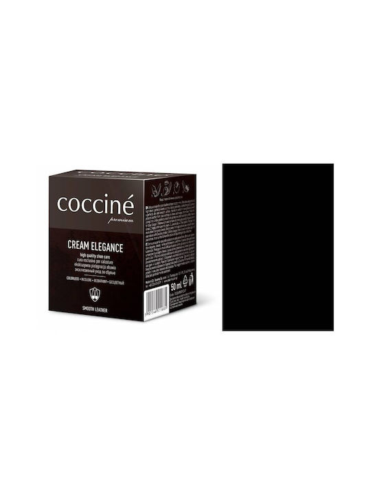 Полиране на обувки Гладка кожа Cream Elegance Black 50 мл