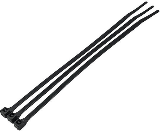 Hydrostab Пластмасови Кабелни Аксесоари 700mmx8.8mm в Черен Цвят 3бр HS0120090