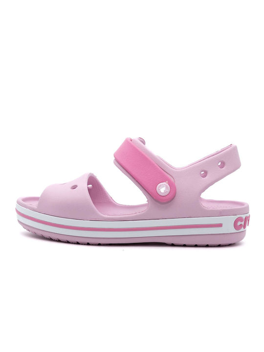 Crocs Crocband Sandal K Kinder Strand-Schuhe Rosa