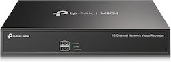 TP-LINK v1.2 Überwachungs-Videorekorder NVR 16 Kanäle mit Auflösung 4K NVR1016H