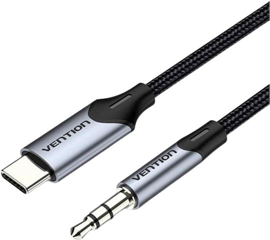 Vention USB 2.0 Cable USB-C male - 3.5mm Μαύρο 1.5m BGKHG