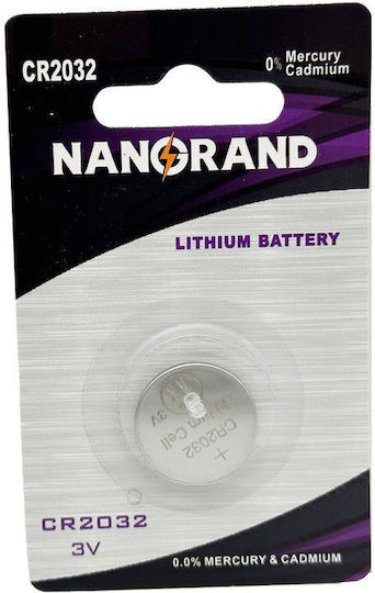 Nanorand Nanorand Батерия Литий За часовници CR2032 3V 1бр