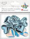Titanum Decorative Element for DIY Crafts Blue 12pcs 3.2x2.9cm