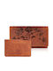 Leather Women's Wallet Classic with RFID Orange