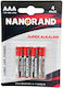 Nanorand Alkaline Batteries AAA 1.5V 4pcs