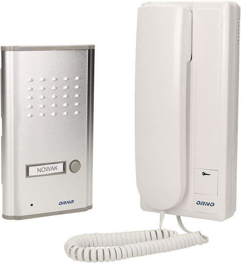 Orno Orno Audio Intercom Set White
