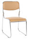Chair Visitor with Arms in Brown Color 47x48x78cm 1pcs
