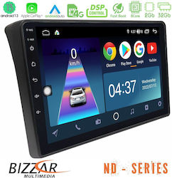 Bizzar Car-Audiosystem 2DIN (Bluetooth/USB/WiFi/GPS/Apple-Carplay/Android-Auto) mit Touchscreen 9"