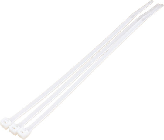 Hydrostab Пластмасови Кабелни Аксесоари 610mmx8.8mm в Бял Цвят 3бр HS0120071
