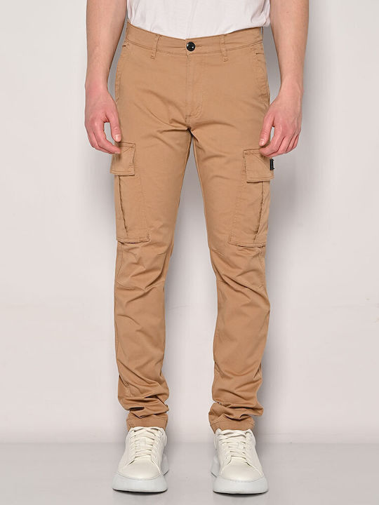 Brokers Jeans Παντελόνι Cargo Ελαστικό tobacco