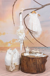 Bambolino Baptism Set with Theme Flowers 2pcs