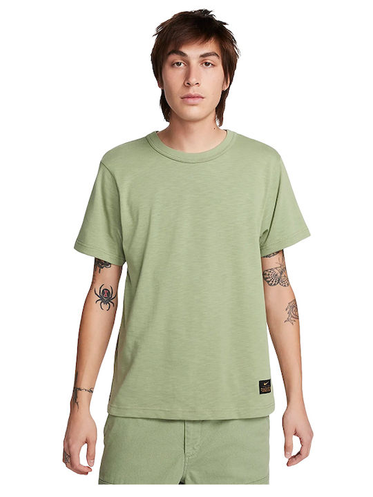 Nike T-shirt Bărbătesc cu Mânecă Scurtă Green