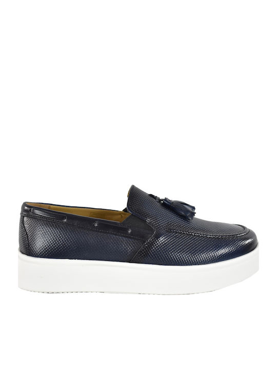 Giacomo Carlo Men's Loafers Blue