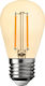 Eco Light Λάμπα LED 1W 87mm για Ντουί E27 Θερμό Λευκό 100lm
