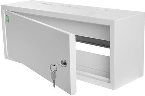 Eurolamp Elektrischer Sicherungskasten Wandmontage, 1 Reihe, 24 Elemente