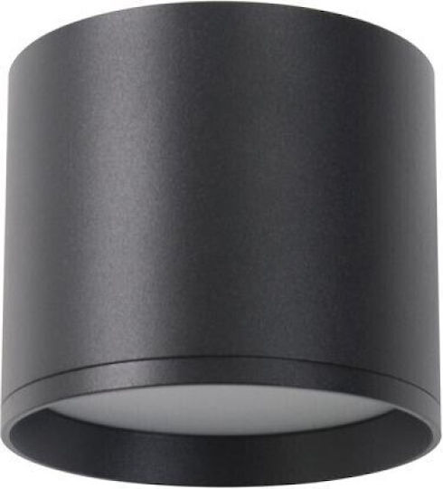 Eurolamp Μονό LED Φυσικό Λευκό Σποτ σε Μαύρο Χρώμα