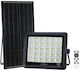 Eurolamp Στεγανός Ηλιακός Προβολέας LED 500W Φυσικό Λευκό 4000K IP65