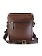 Leather Men's Bag Shoulder / Crossbody Brown