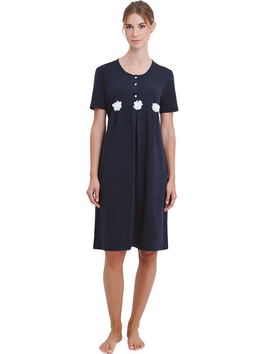 Odyssey Лятна Дамска Нощница Dark Blue