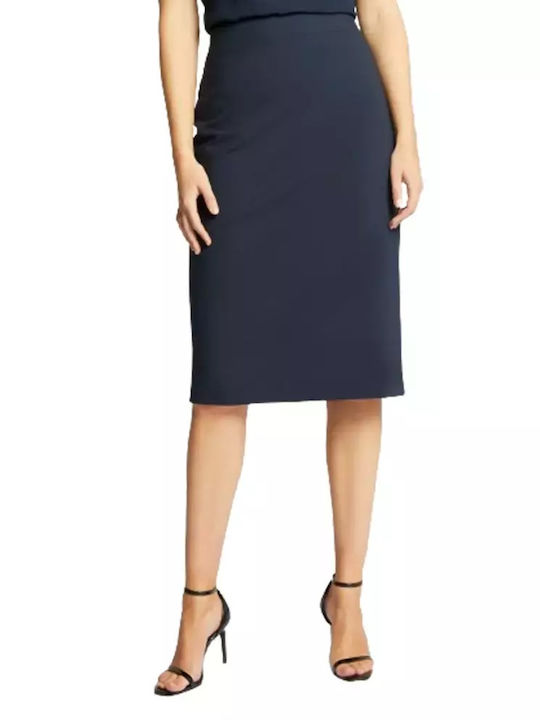 Elena Miro Pencil High Waist Skirt in Blue color