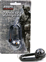 Fosco Carabiner Compass Thermometer