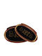 Etoile Wooden Oval Serving Tray with Handles in Brown Color 36.7x22x4.5cm MB-1497 1pcs