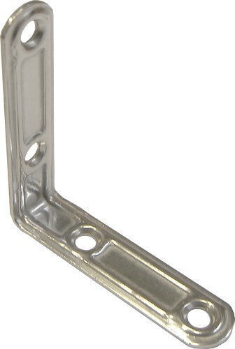 Aldeghi Luigi Stainless Steel Corner Shelf Silver 31x31mm ART164