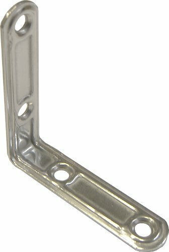 Aldeghi Luigi Stainless Steel Corner Shelf Silver 50x50mm ART164