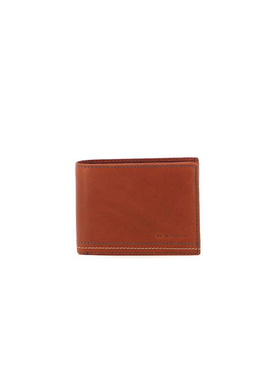 La Martina Men's Leather Wallet Brown