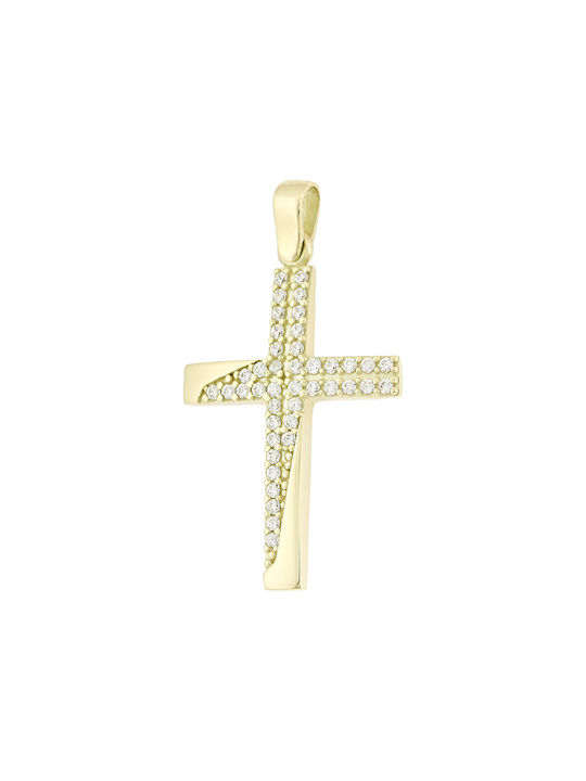 Femeiesc Aur Cruce 14K