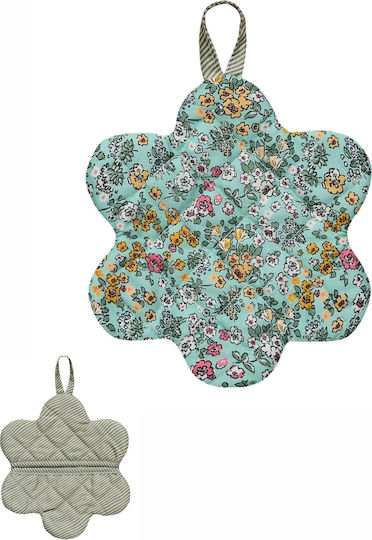 Kentia Fusion Kitchen Pot Holders Set Fabric Green 2pcs